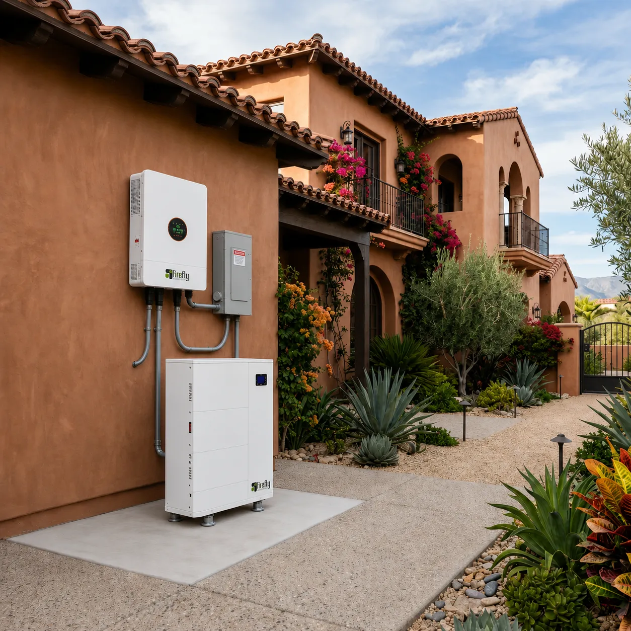 Firefly backup power system installed on a San Miguel de Allende home