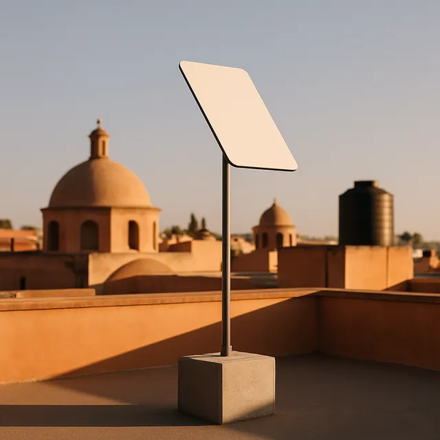 Pole Mount — Starlink installation in San Miguel de Allende